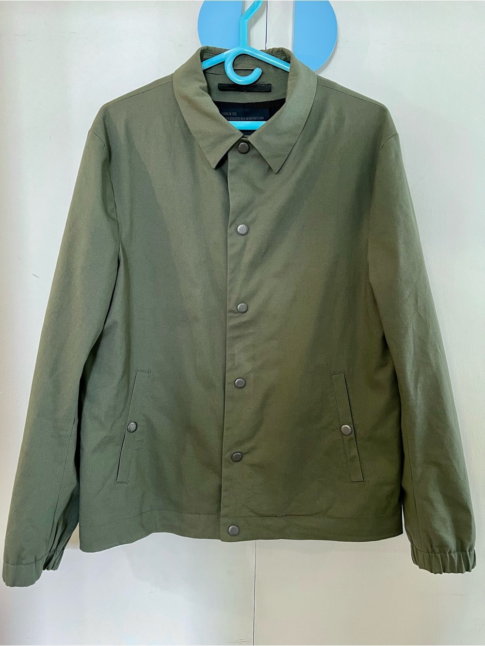 Drykorn Vars Lined Men's Olive Green Casual Button Jacket